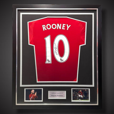 Wayne Rooney Hand Signed And  Deluxe Framed Manchester United Shirt £2990