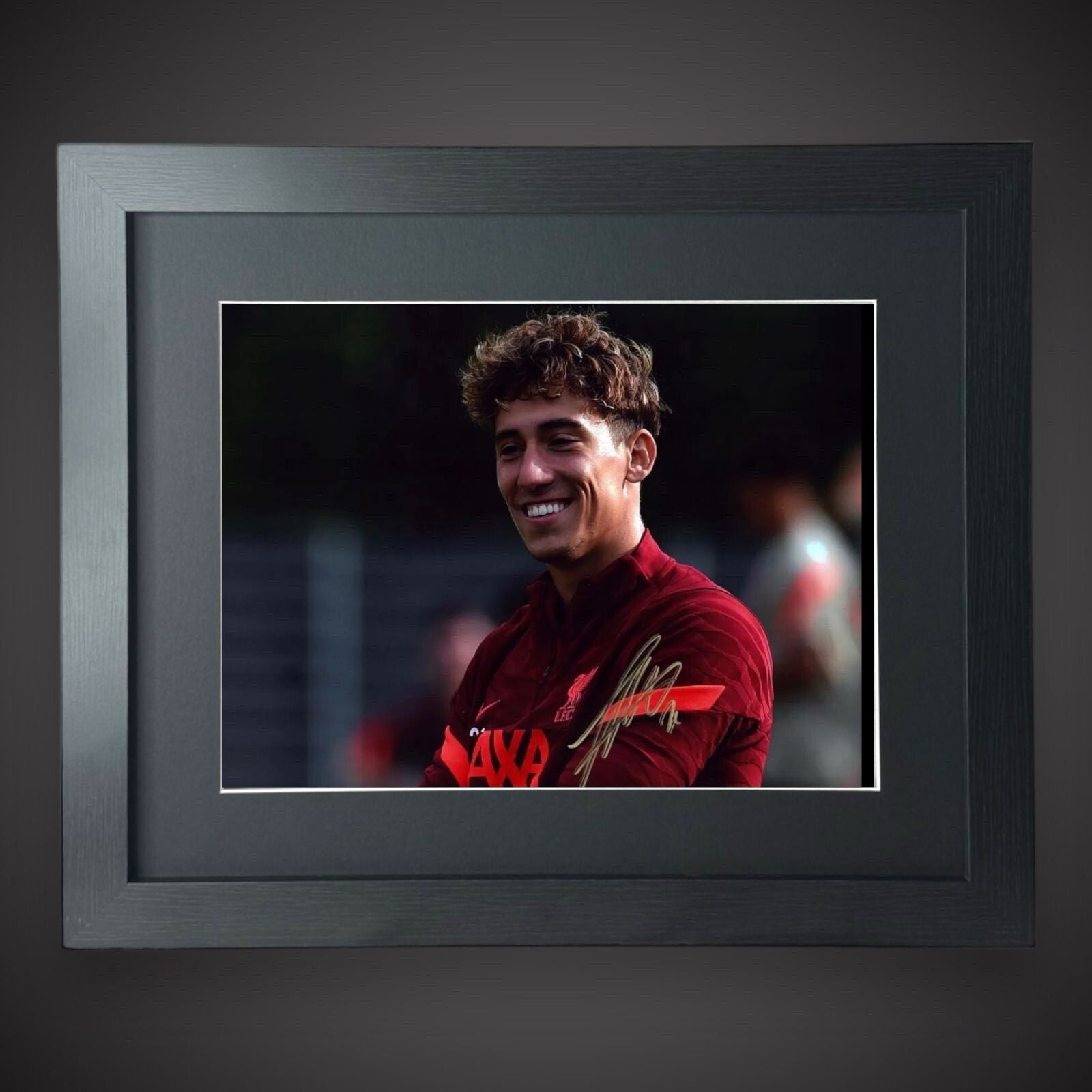 Framed Kostas Tsimikas Hand Signed Liverpool Photo With COA £59.990