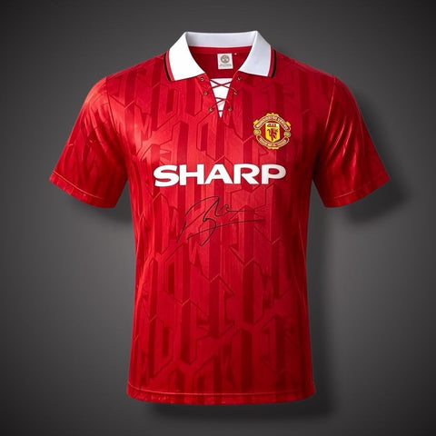 Roy Keane Signed Manchester United Football Shirt With Coa £3490