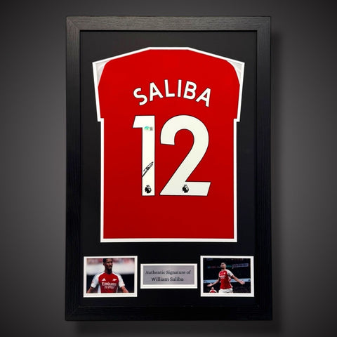 William Saliba Hand Signed Arsenal Football Shirt With COA £2990