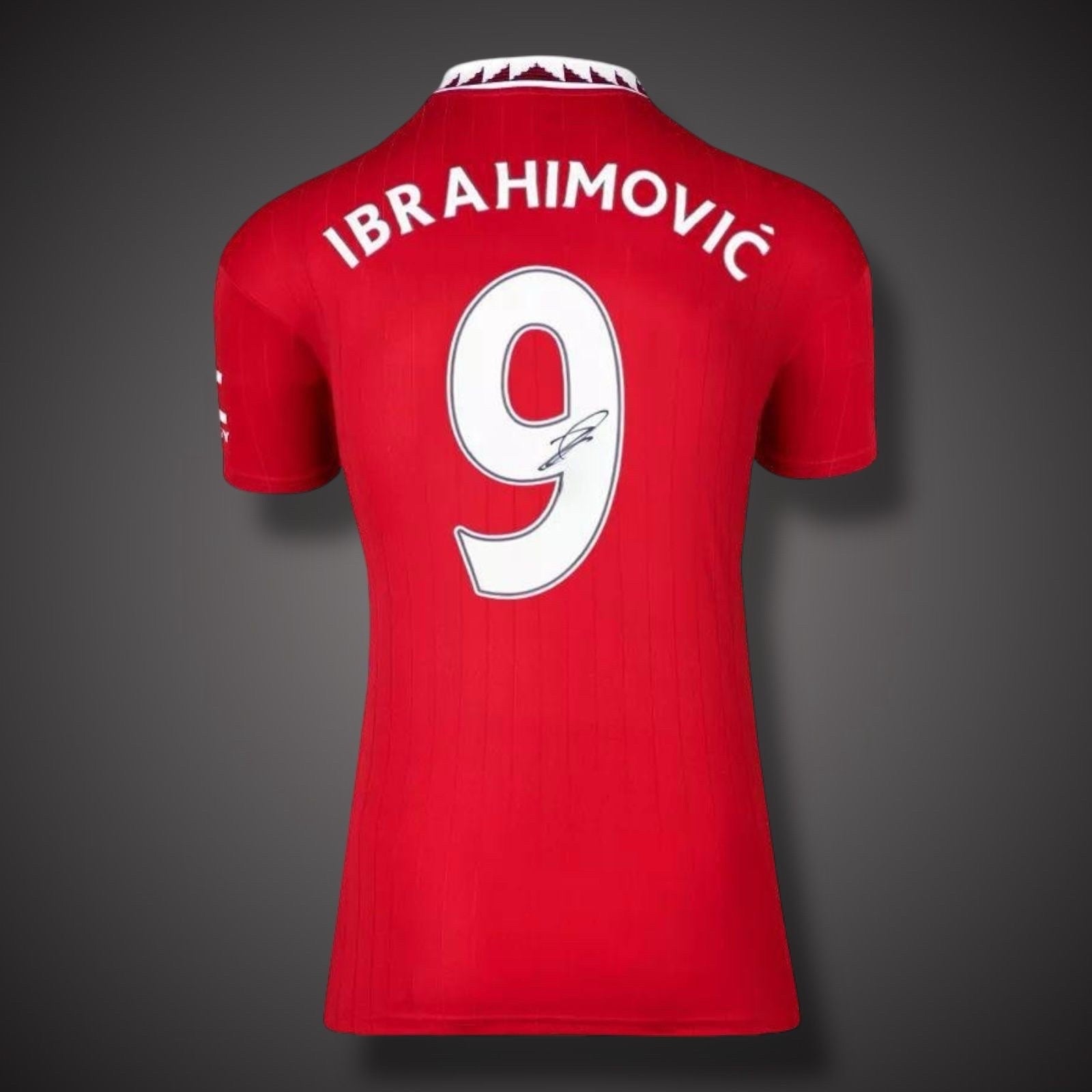 Zlatan Ibrahimović  Hand Signed Manchester United Football Shirt £3490