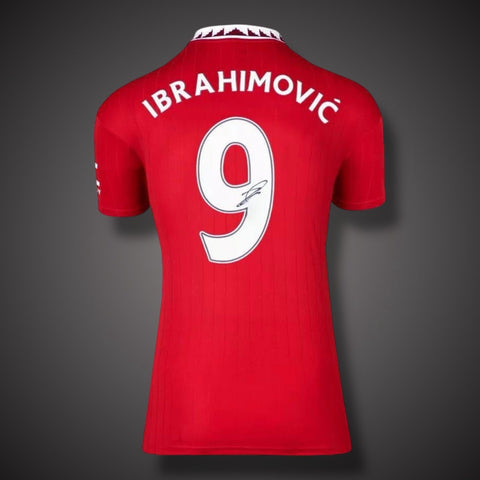 Zlatan Ibrahimović  Hand Signed Manchester United Football Shirt £3490