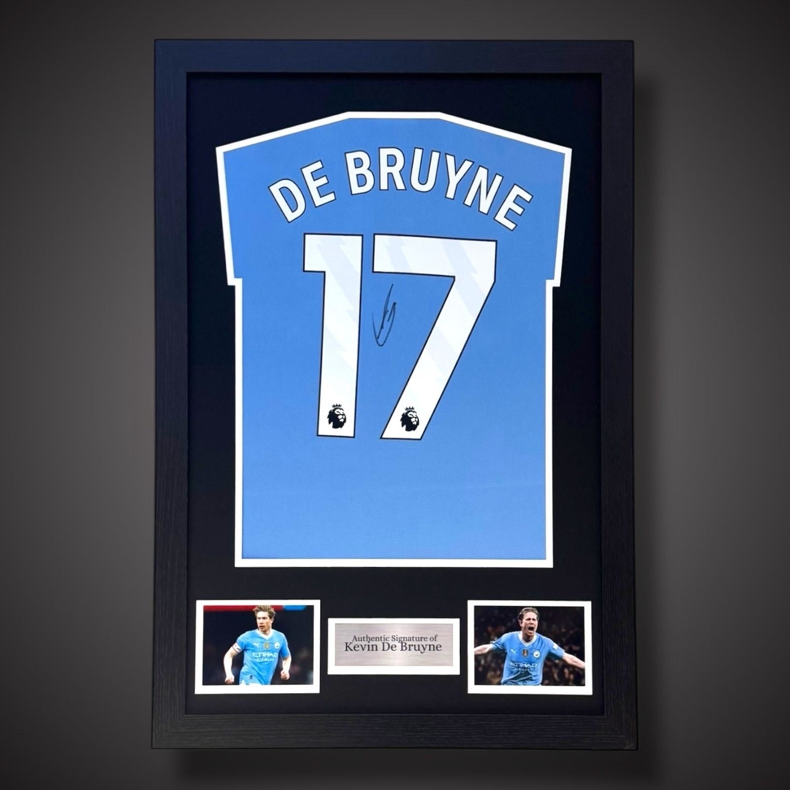 Kevin De Bruyne Manchester City Hand Signed  Framed Shirt With COA £3250