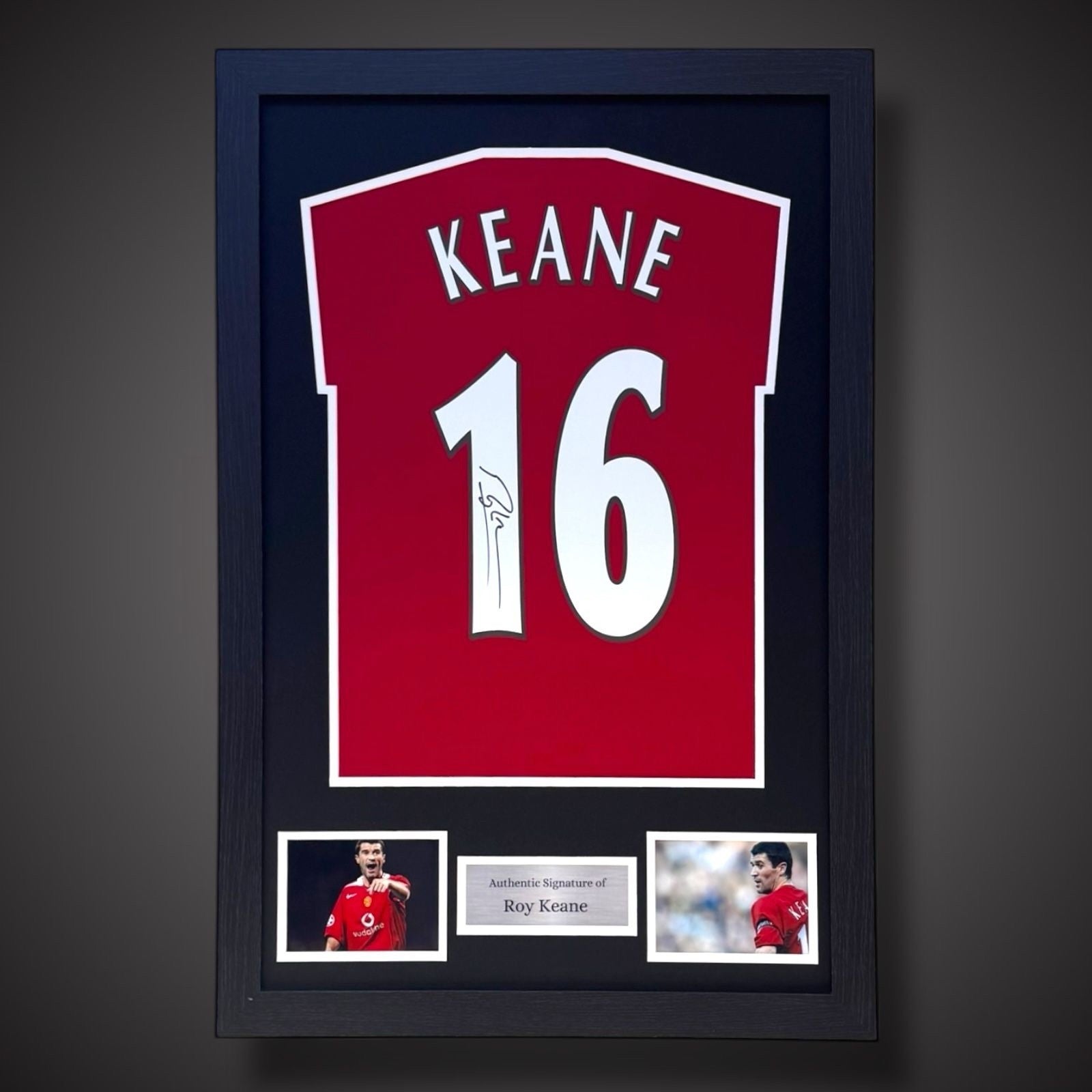 Framed Roy Keane Manchester United Signed Shirt - With COA £3250