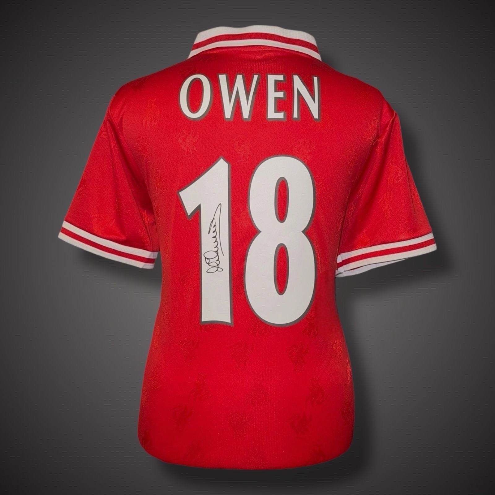 Michael Owen Hand Signed Liverpool Football Shirt With COA £2250