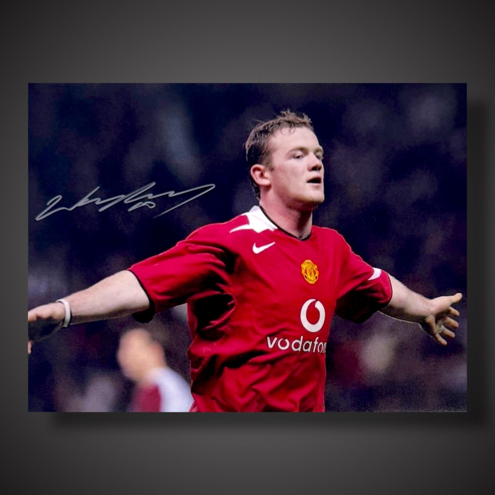 Wayne Rooney Manchester United Hand Signed Photograph £39.990