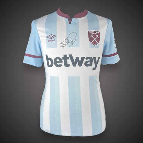 West Ham 21/22 Away Shirt Signed By Hammers Legend Mark Noble £1490