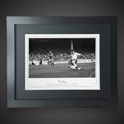 Framed Bryan Robson- Manchester United 1983 FA Cup Winners Signed Photo £44.99 10