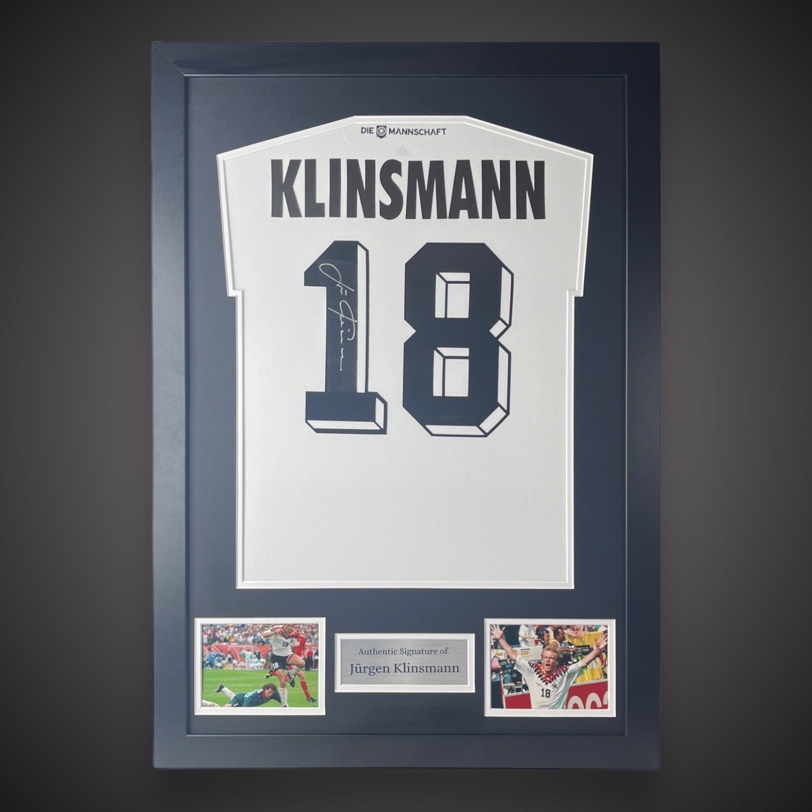 Framed Jürgen Klinsmann Signed Germany Shirt With COA £2590