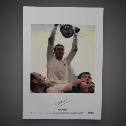 Dave Mackay Tottenham Hotspur 67 FA Cup Victory Signed COA Superb £25 A20