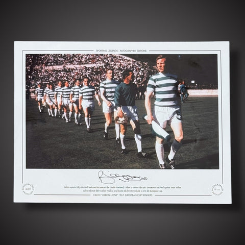 Billy McNeill Signed Photo - 1967 European Cup Final 16X12 £590