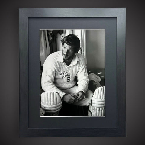 Cricket Legend- Ian Botham Hand Signed Framed Cricket Photograph £79 16X200