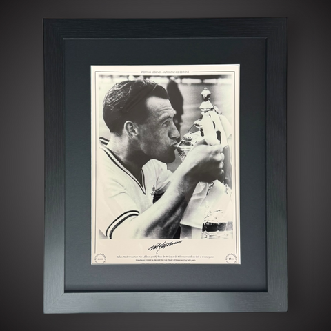 FRAMED Bolton Wanderers - Nat Lofthouse Hand Signed Photo £450