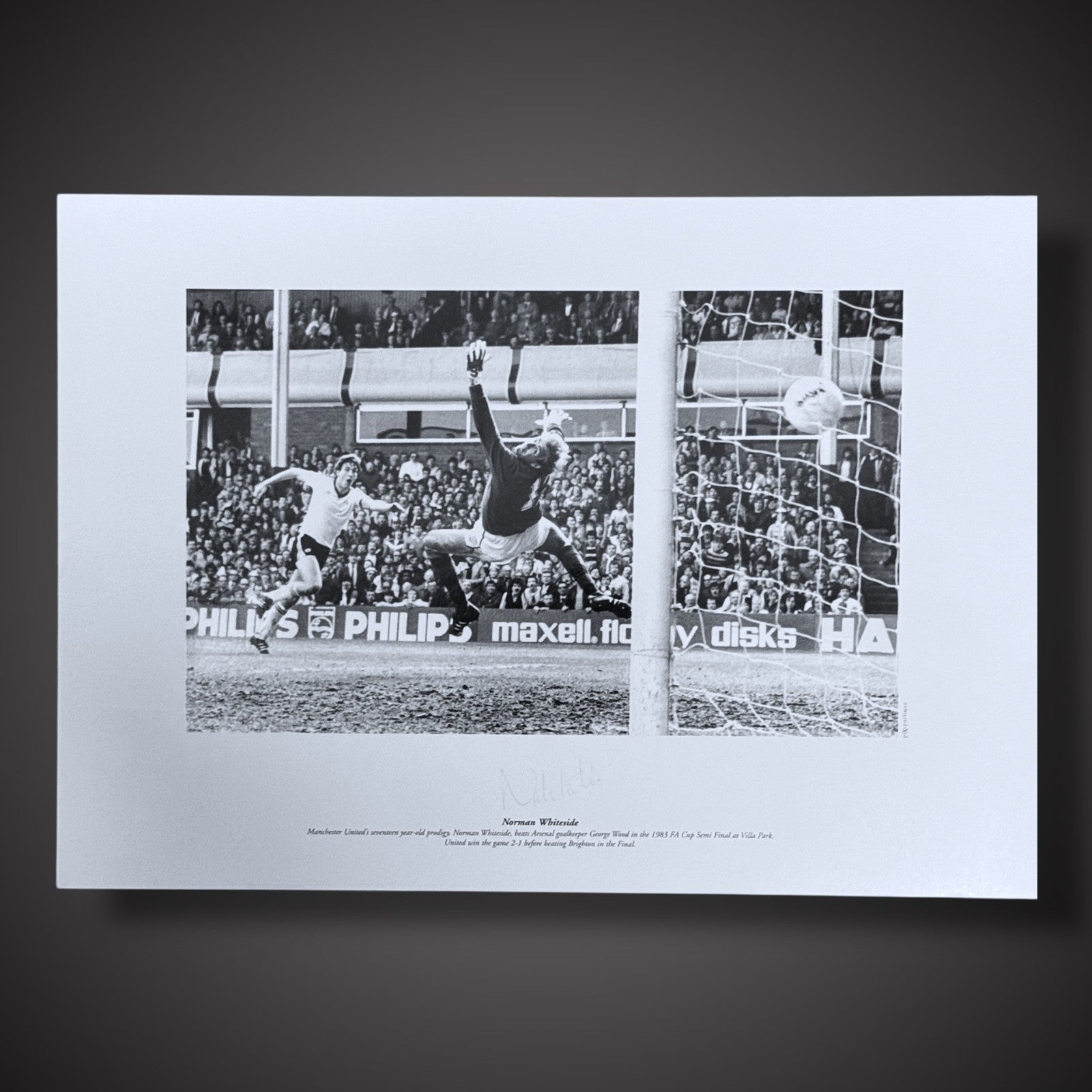 Manchester United 1983 Norman Whiteside Signed Photo £44.991