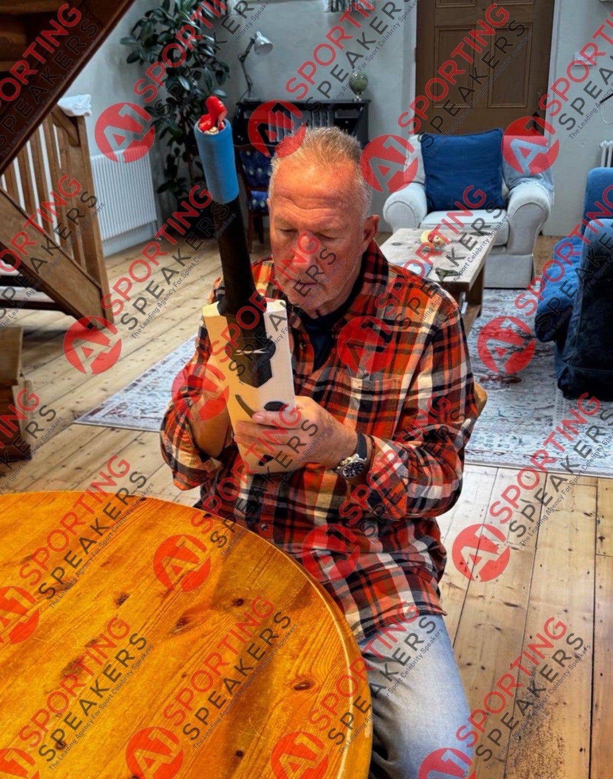 Lord Ian Botham Hand Signed Cricket Bat With COA £1754