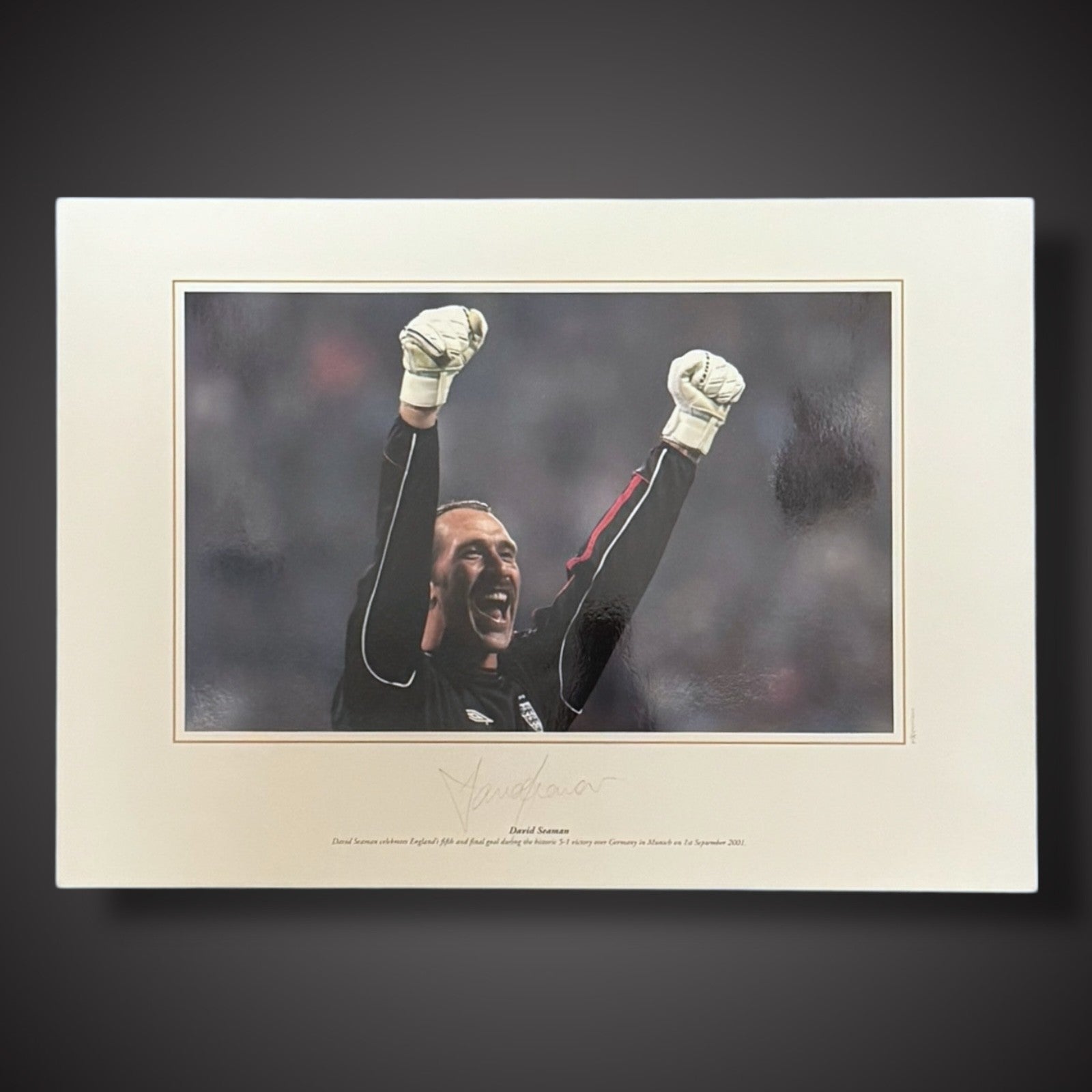 DAVID SEAMAN Hand Signed Photo With Certificate Of Authenticity £39.990