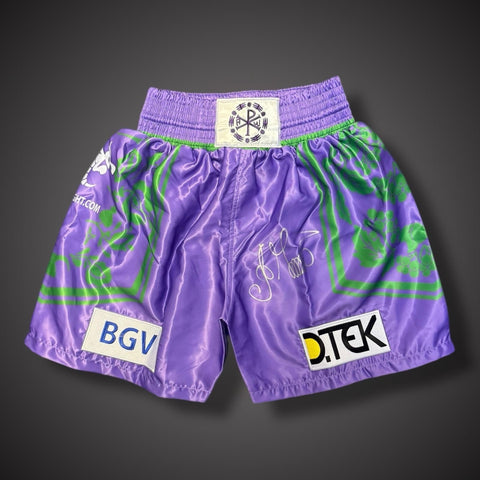 Oleksandr Usyk Hand Signed Boxing Shorts With COA £3990