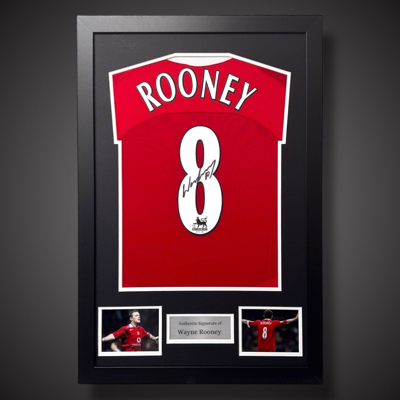 Wayne Rooney Hand Signed 2002-04 Framed Manchester United Shirt With COA £1850