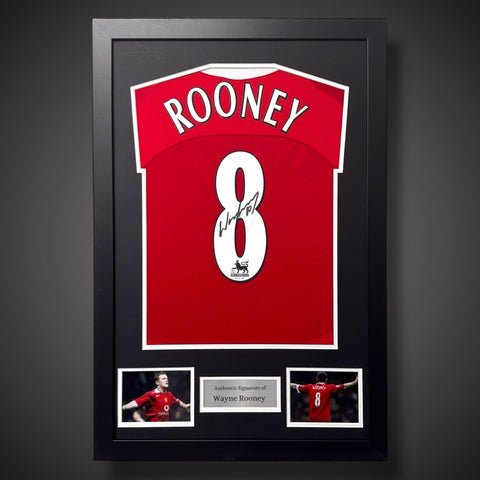 Wayne Rooney Hand Signed 2002-04 Framed Manchester United Shirt With COA £1850