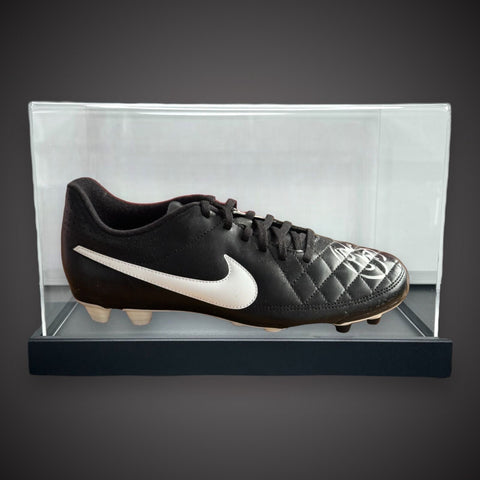 Ole Gunnar Solskjaer Signed Boot Manchester United In Acrylic Case £224 With COA0