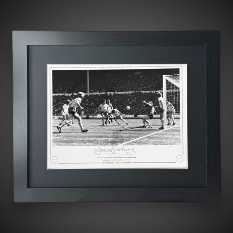 FRAMED Trevor Brooking West Ham 1980 FA Cup Winners Signed Picture £69.990