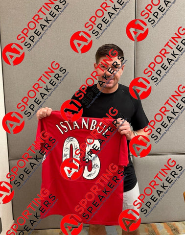 Liverpool 2005 Champions League Final Retro Shirt Signed By 15  £799 With COA2