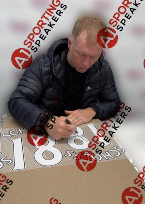 Paul Scholes Hand Signed  Manchester United Football Shirt With COA £1995