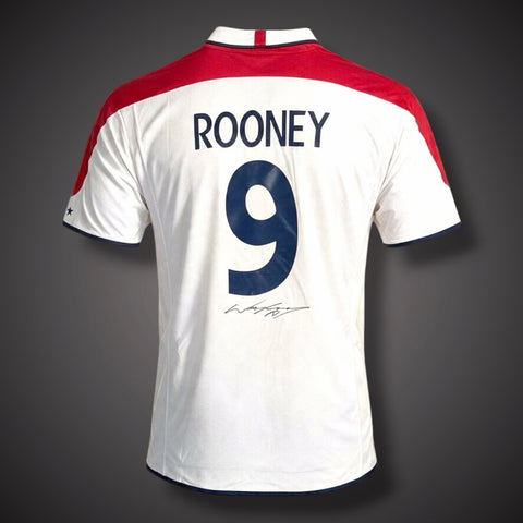 Wayne Rooney Hand  Signed England Football Shirt With Coa  £2250