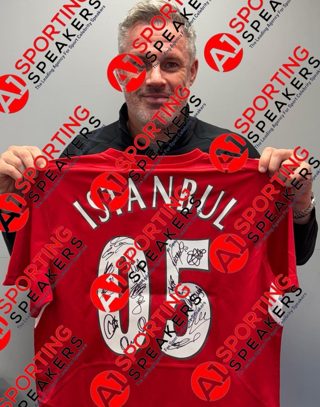 Liverpool 2005 Champions League Final Retro Shirt Signed By 15  £799 With COA1