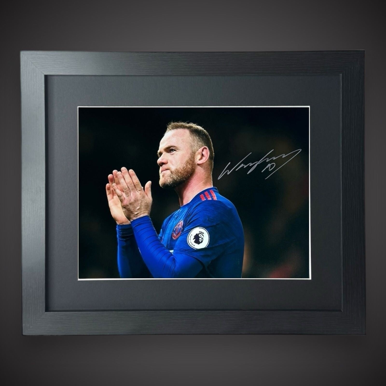 Wayne Rooney Manchester United Hand Signed Framed Photograph With COA £79.990