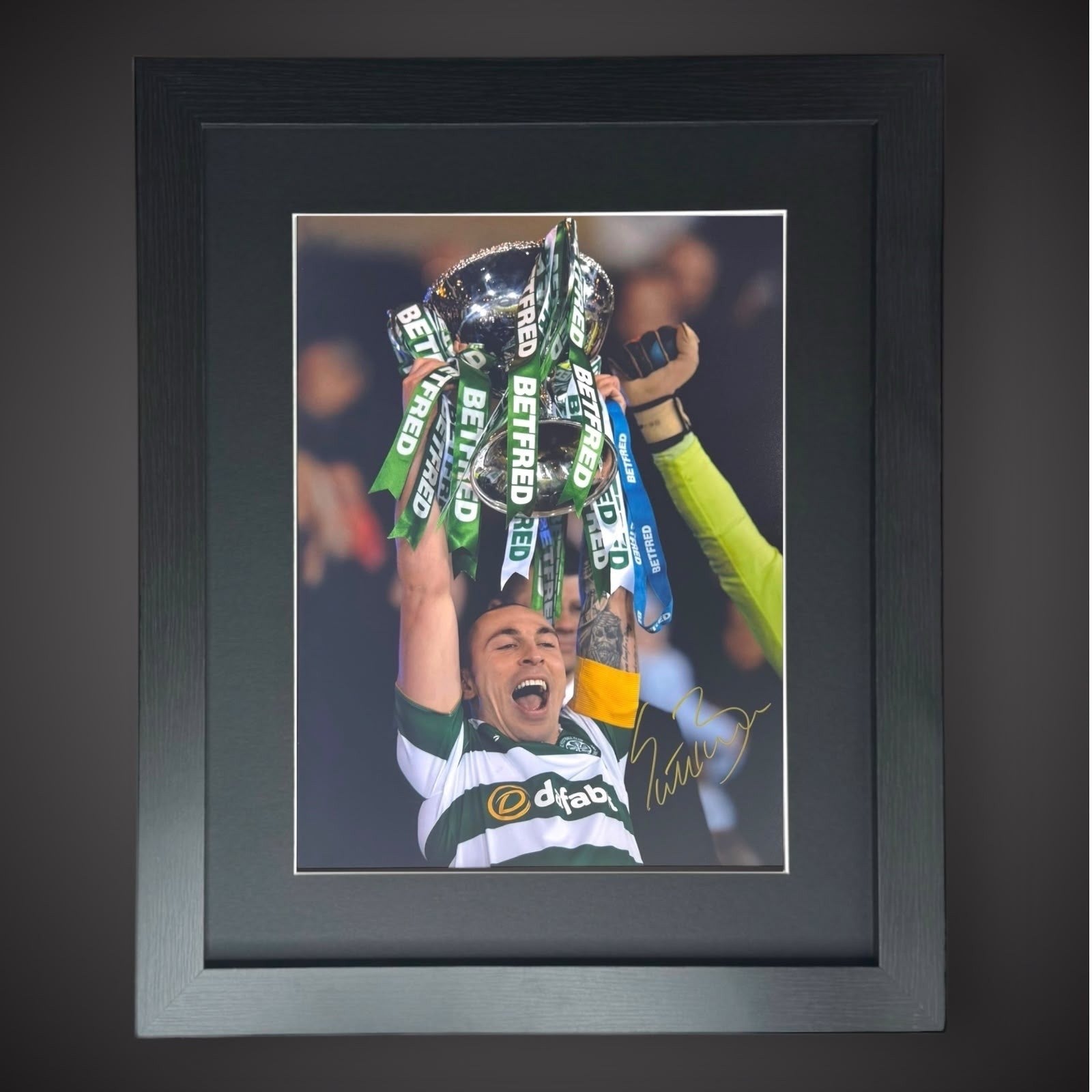 Framed - Scott Brown Celtic Hand Signed Football Photo £64.990