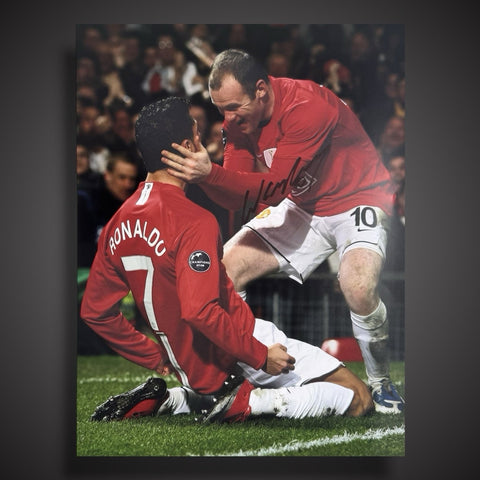 Wayne Rooney Hand Signed  Manchester United 16x12 Photo With COA £450