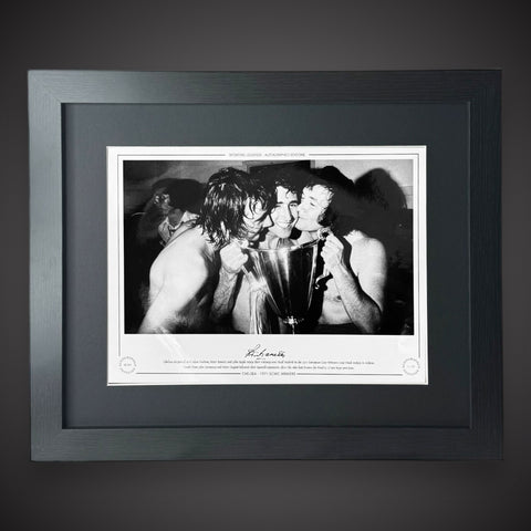 FRAMED Peter Bonetti Signed Photo- Chelsea 1971 ECWC Winners - £45 16X120
