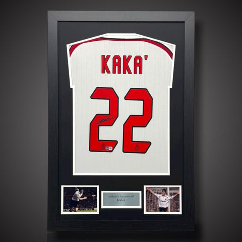 Kaka AC Milan Hand Signed And Framed Football Shirt £375 With COA0