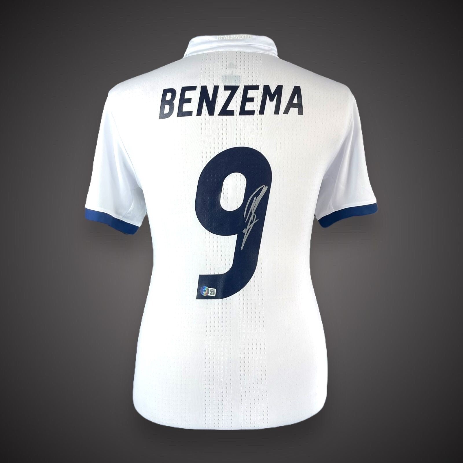 Karim Benzema Signed Real Madrid Shirt - 2016-2017- Number 9 With COA £2490