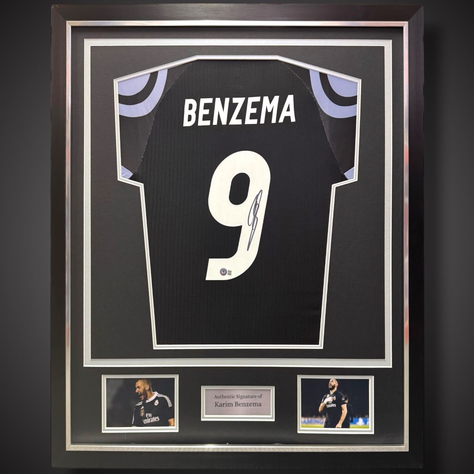 Deluxe Framed Karim Benzema Signed Real Madrid Shirt - With COA £4990