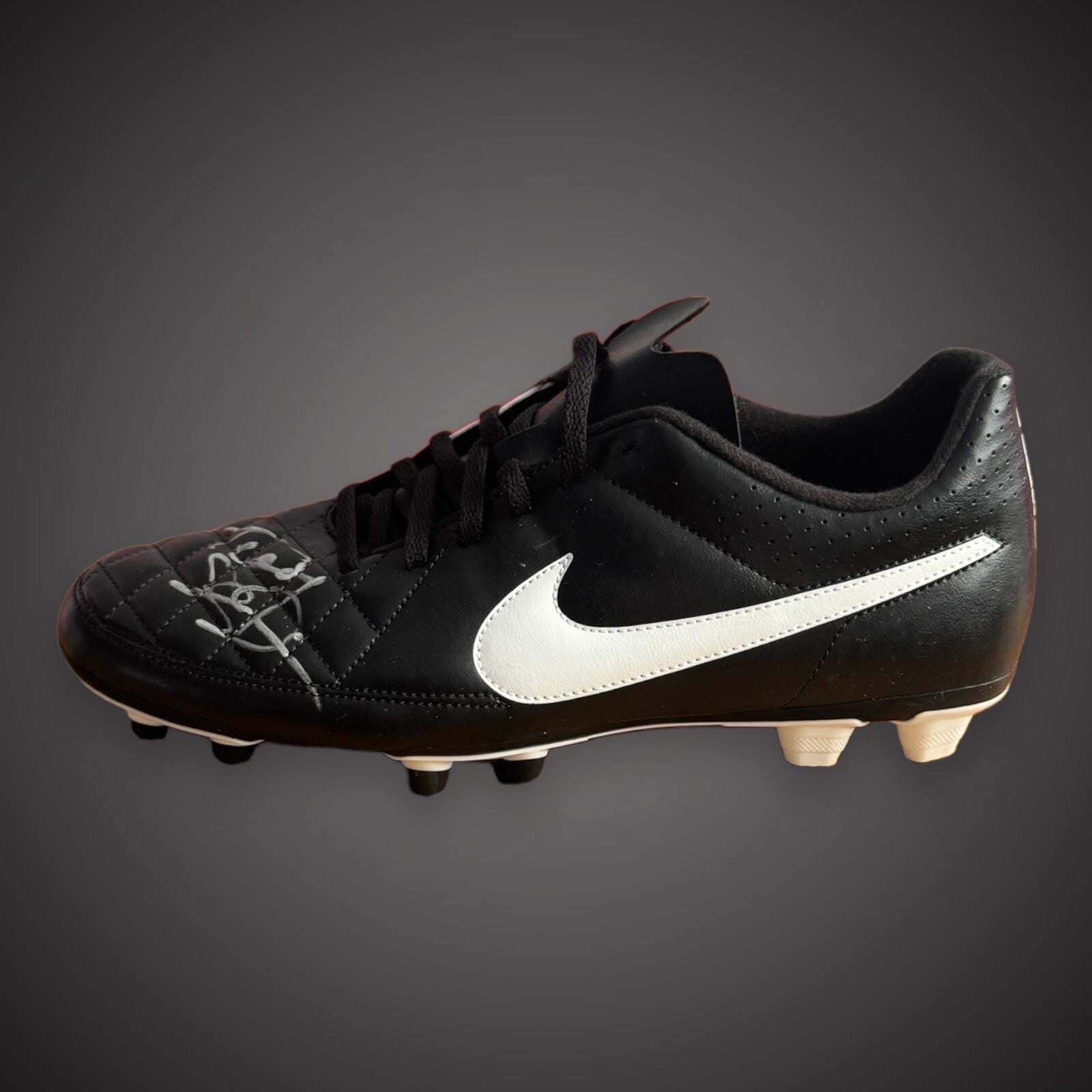 Manchester United Teddy Sheringham Hand Signed Football Boot £149 With COA0