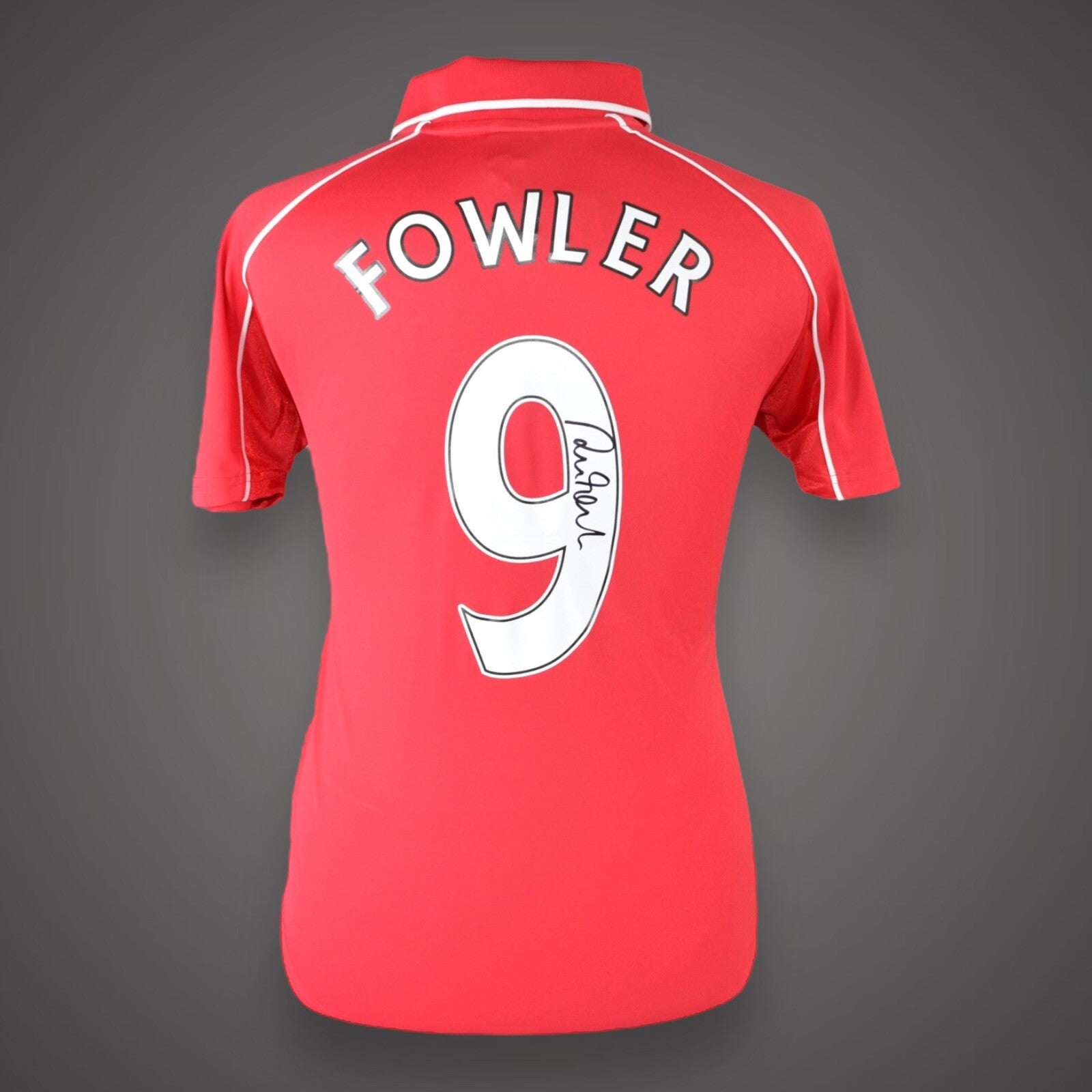 Framed Robbie Fowler Back Signed Liverpool 2000/01 Football  Shirt COA £2491