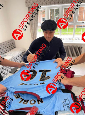 Mark Noble Hand Signed West Ham Football Shirt With COA £2995