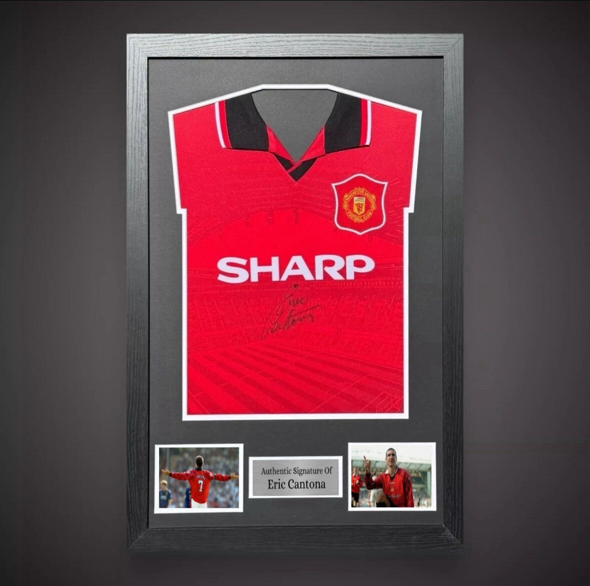 Eric Cantona, Signed And Framed Manchester United Shirt With Coa £3490