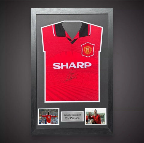 Eric Cantona, Signed And Framed Manchester United Shirt With Coa £3490