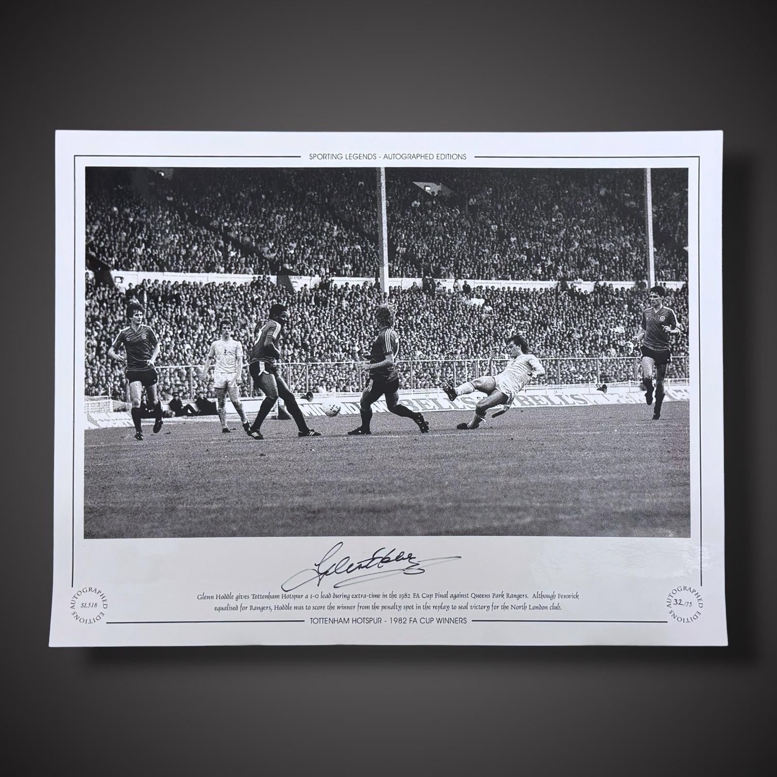 Tottenham Hotspur Legend- Glenn Hoddle Hand Signed Photograph -£29.990