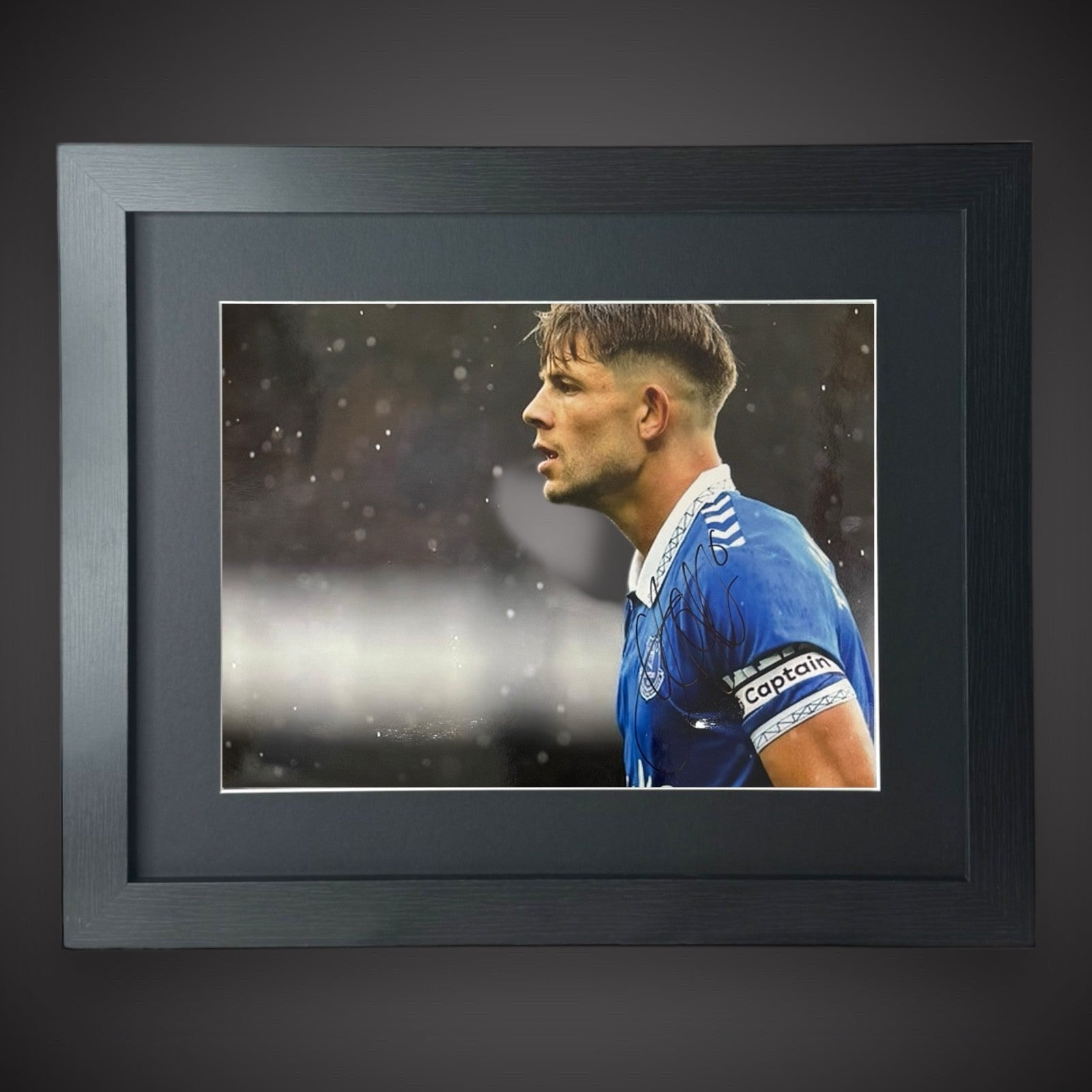 FRAMED Everton James Tarkowski Hand Signed Photo £790