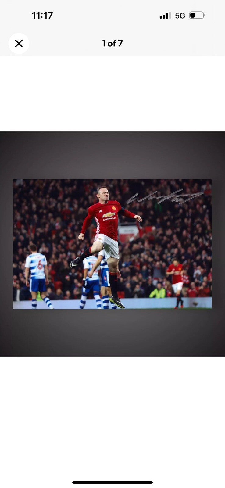 WAYNE ROONEY 4 SIGNED 12x8 Photographs Private Signing 4 COA’s Trade Deal £79.993