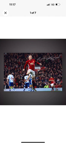 WAYNE ROONEY 4 SIGNED 12x8 Photographs Private Signing 4 COA’s Trade Deal £79.993