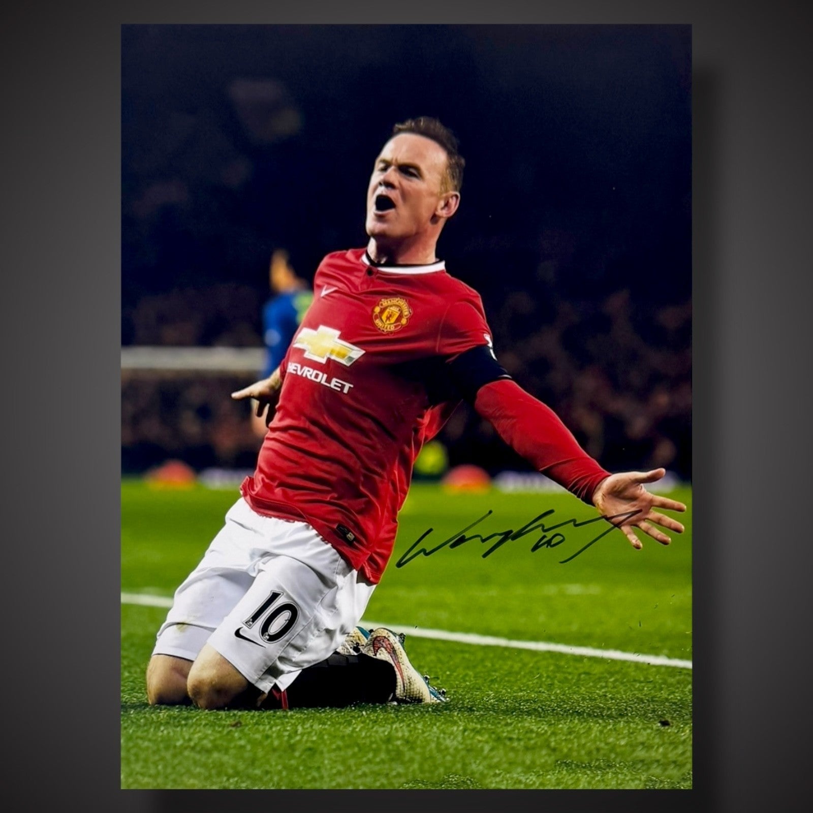 Wayne Rooney Manchester United Hand Signed Photograph £39.990