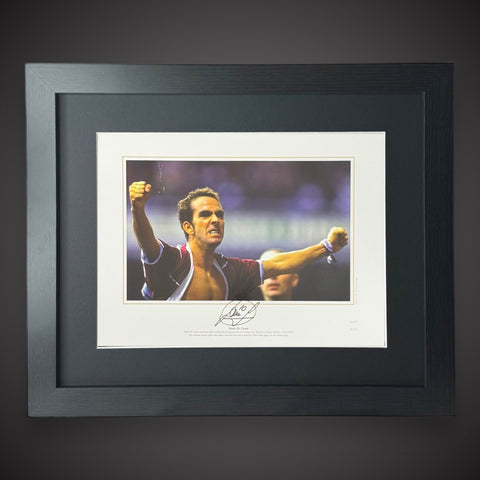 FRAMED Paolo Di Canio Superb Signed  Photo From West Ham’s 99 Season £79.990