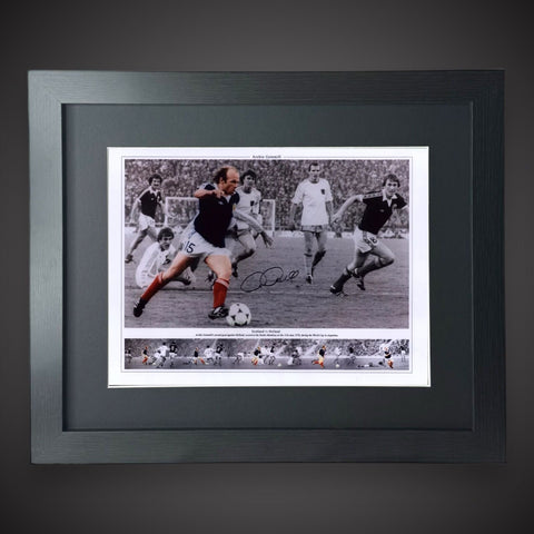 Framed Scotland Archie Gemmill Hand Signed Photograph £550