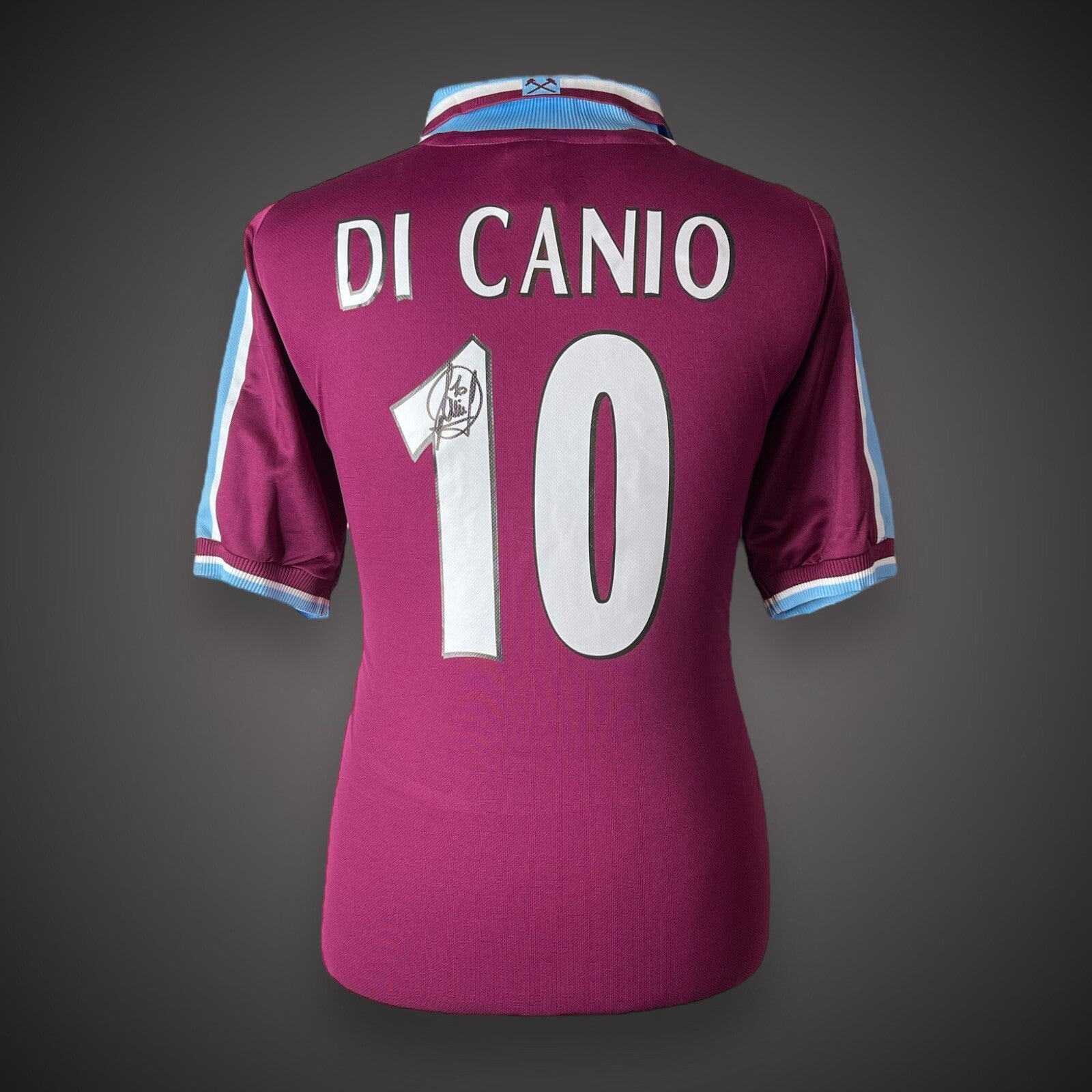 Framed West Ham United Signed Shirt By Paolo Di Canio With COA £2591