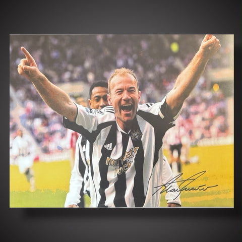 Alan Shearer Signed Newcastle  Photo With Coa  £650